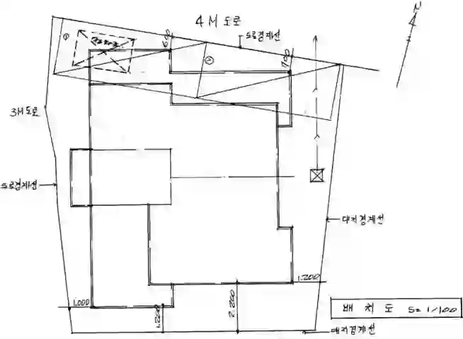 연희동 537-31 배치도 이미지